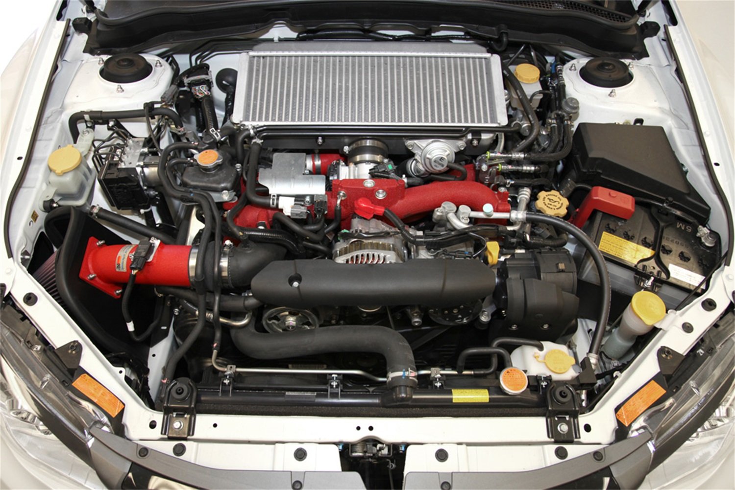 Cold Air Intake System K&N: High-Flow Air-Filter, Increase Performance & Horsepower: Compatible with 2008-2014 SUBARU Impreza WRX STi; 69-8005twr