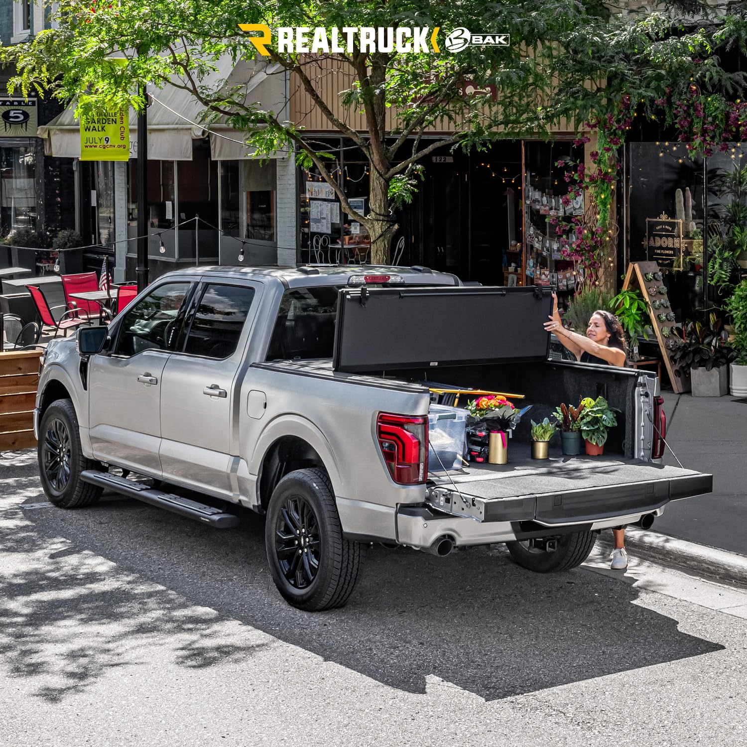 BAK BAKFlip MX4 Hard Folding Truck Bed Tonneau Cover | 448602 | Fits 5' 4" Bed (64") 2017-2025 Honda Ridgeline