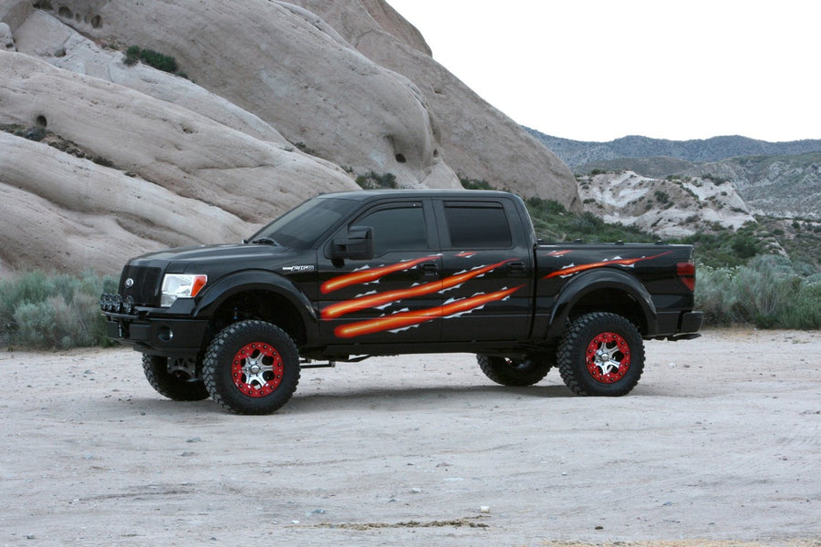 Fabtech Basic Lift System K2114 w/Shocks w/Performance Shocks 6 in. Lift Basic Lift System w/Shocks