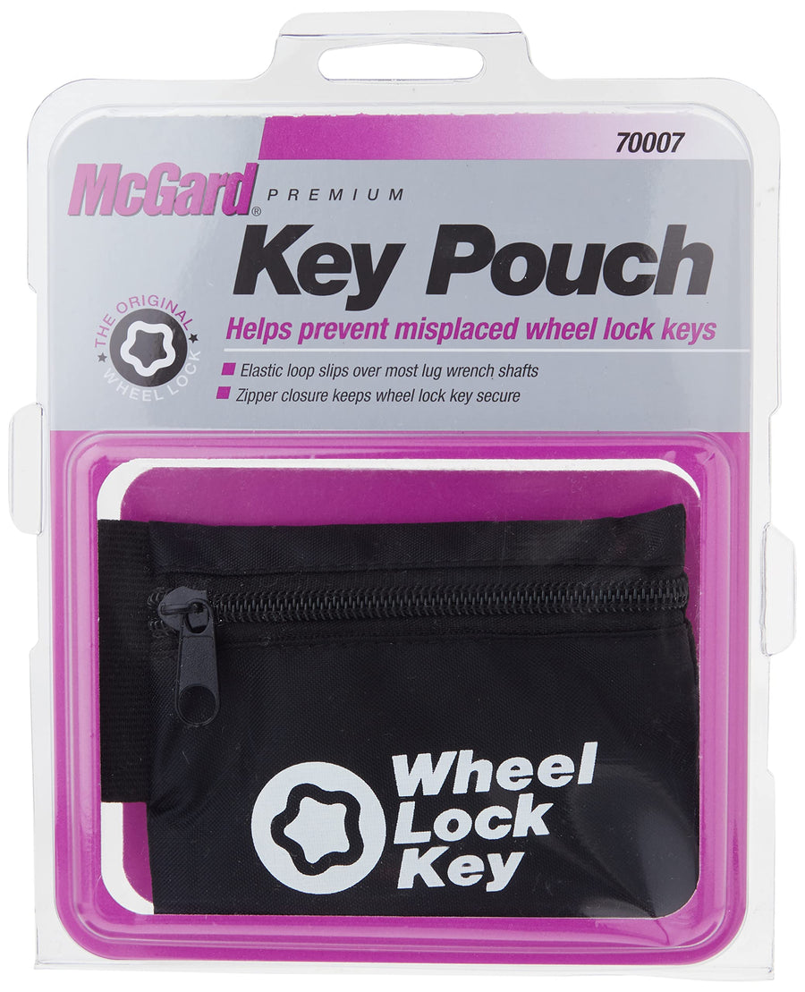 Wheel Key Lock Storage Pouch McGard 70007, Black
