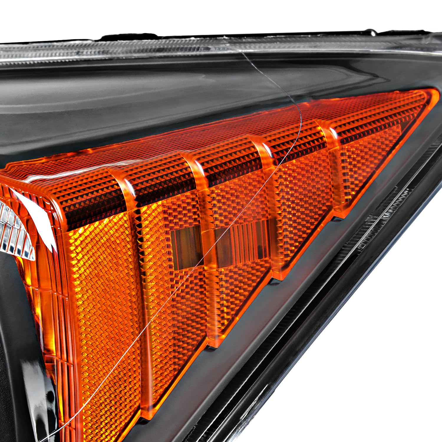 Black Headlights SPEC-D TUNING Compatible with 2007-2011 Honda CR-V