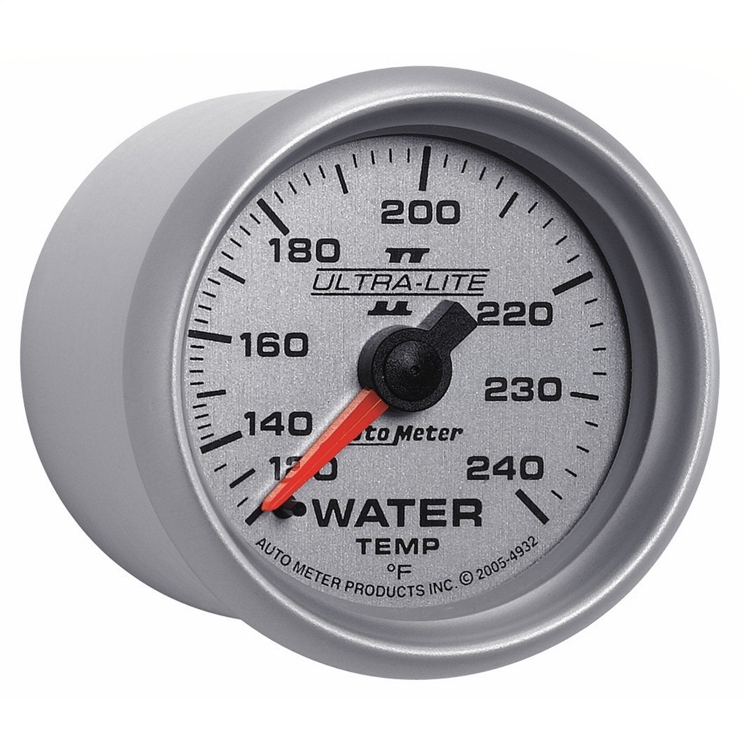 Auto Meter Ultra-Lite II 2-1/16" 120-240 Degree F Mechanical Water Temperature Gauge 4932