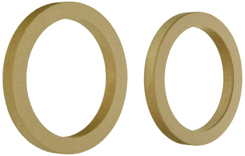Install Bay 6 X 1/2 Inches Mdf Speaker Rings, Pair