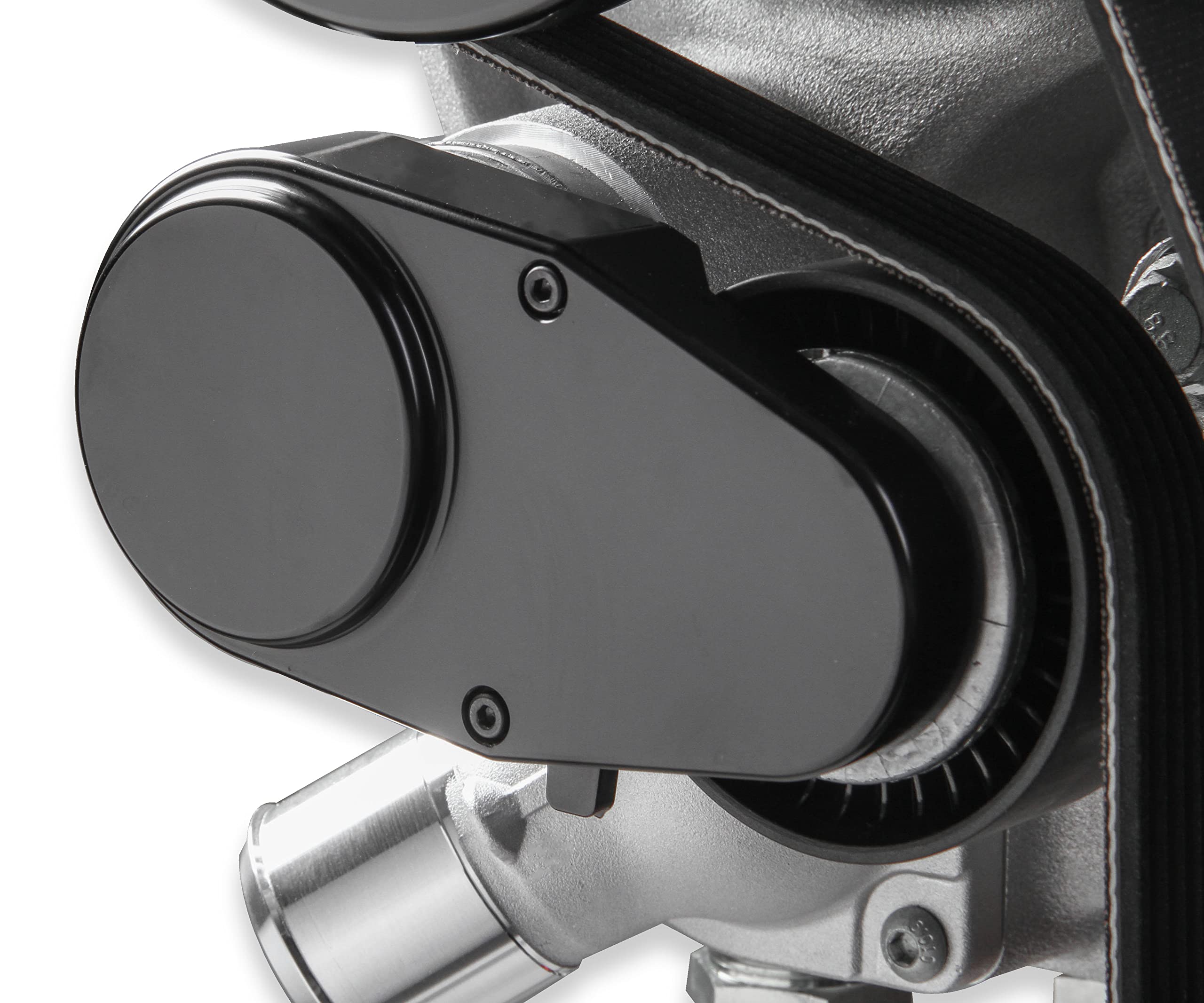 Holley Complete LS Swap Front Accessory Serpentine Drive System | Mid-Mount with Water Pump, SFI Damper, Alternator, A/C & Power Steering | Gen III/IV 4.8/5.3/LS1/LS2/LS3/LS6 Natural Finish 20-180