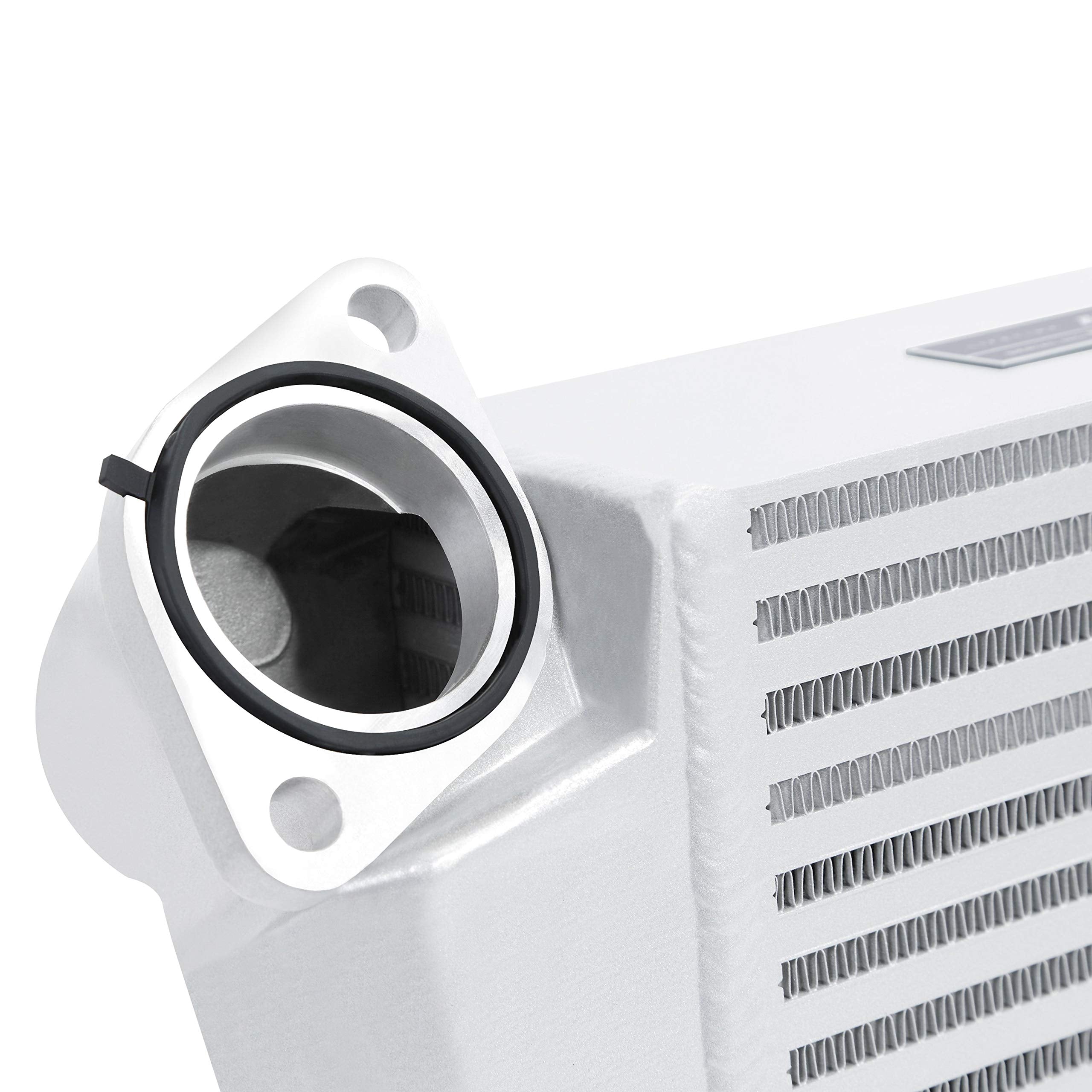 Mishimoto Top-Mount Intercooler Kit MMTMIC-WRX-08SLBK Fits Subaru WRX 2008-2014 Silver Cooler, Black Hose