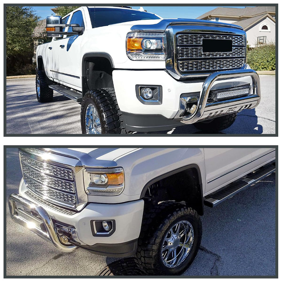 Fog Lights + Bulbs + Switch + Wiring SPEC-D TUNING Compatible with 2015-2018 GMC Sierra 2500HD and 3500HD
