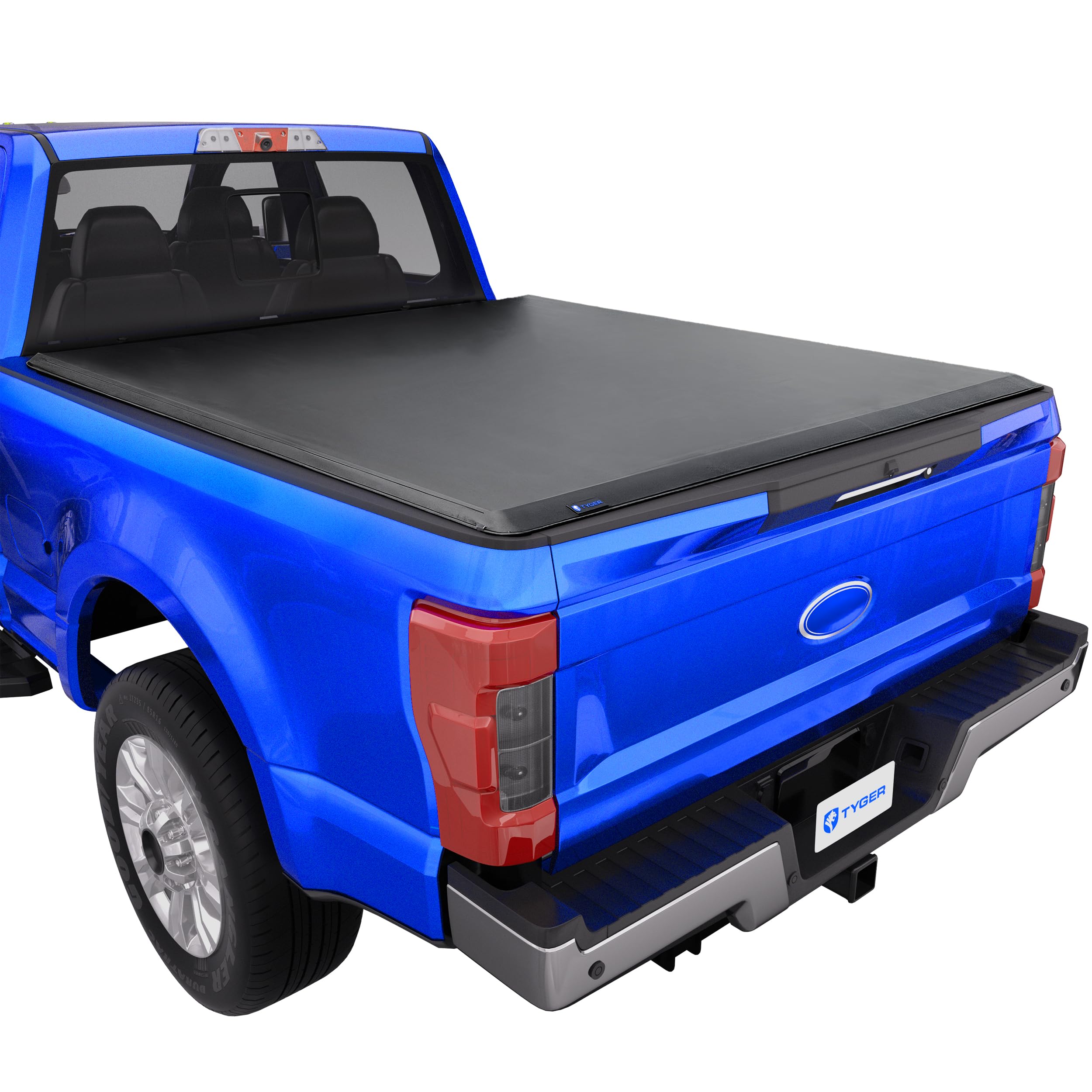 Tyger Auto T1 Truck Bed Soft Roll-up Tonneau Cover Compatible with 2017-2026 Ford F-250 F-350 Super Duty | 6.75' (82") Bed | TG-BC1F9127