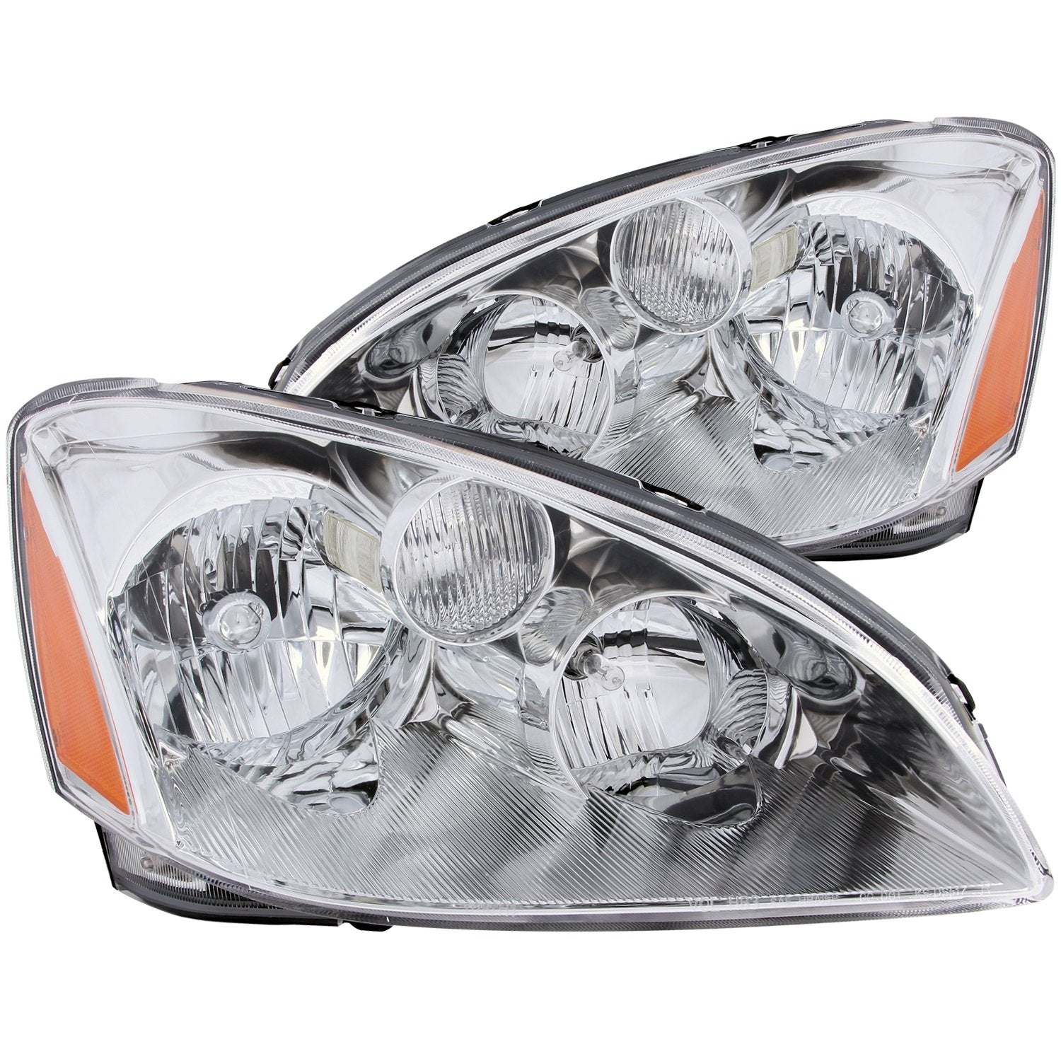 Altima Anzo USA 121259 Crystal Clear w/Amber Reflectors Headlight Assembly - (Sold in Pairs)