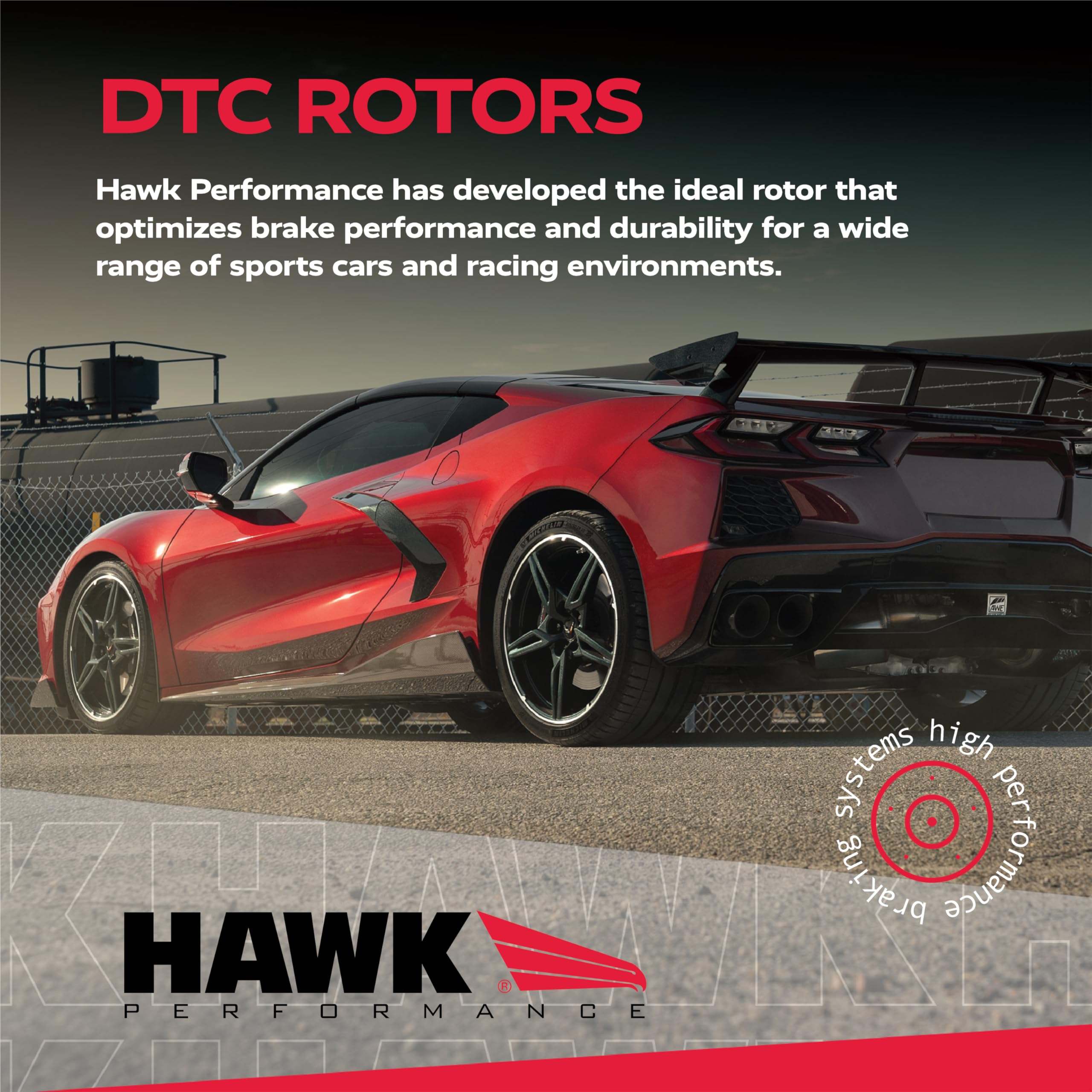 Hawk HTS4467 Performance Slotted Talon Rotors