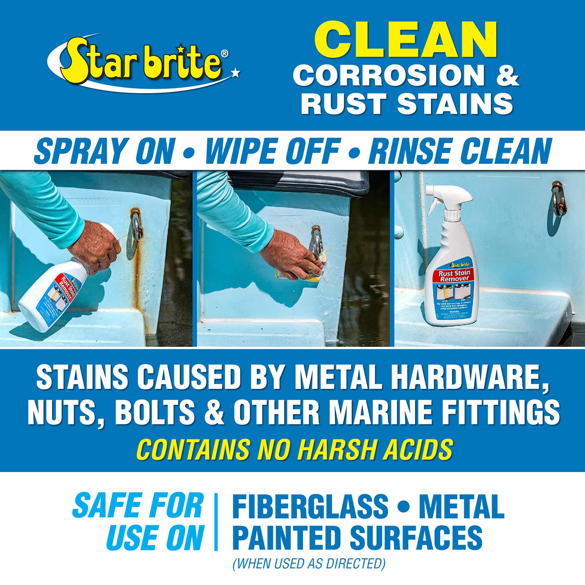 Rust & Stain Remvr Star Brite 22Oz Made by Star Brite