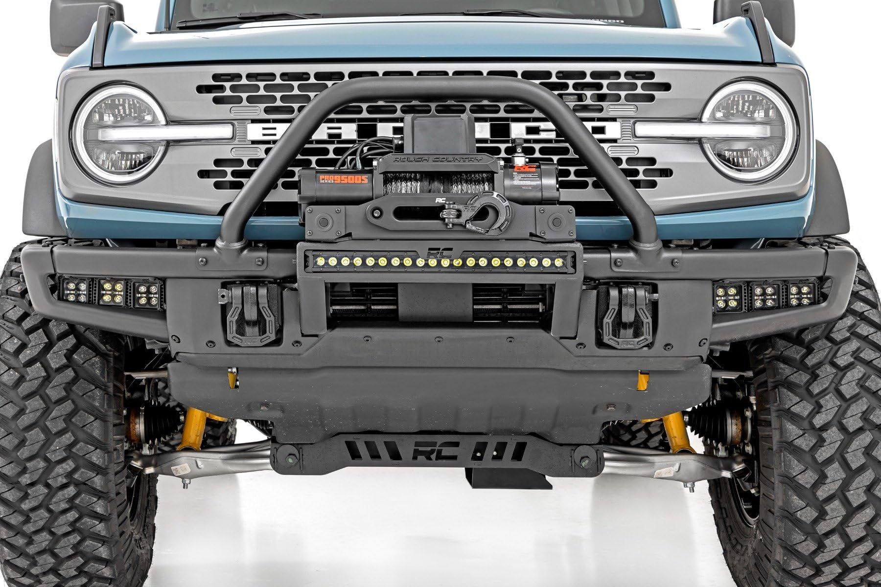 Winch Mount Rough Country for 2021-2024 Ford Bronco | PRO9500S - 51094