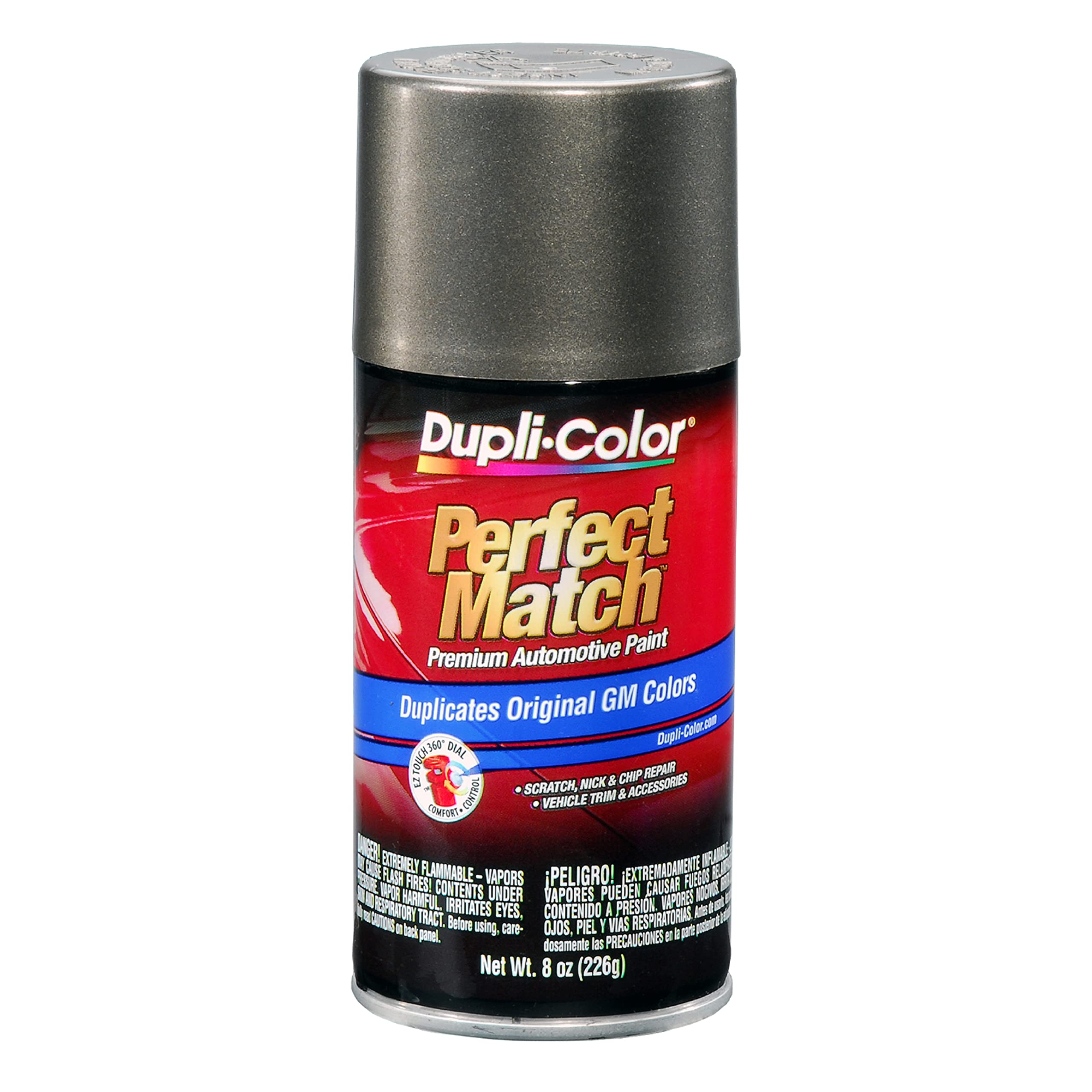 Perfect Match Dupli-Color Automotive Spray Paint – General Motors Dark Bronzemist Metallic, 76 WA528F – 8 oz. Aerosol Can