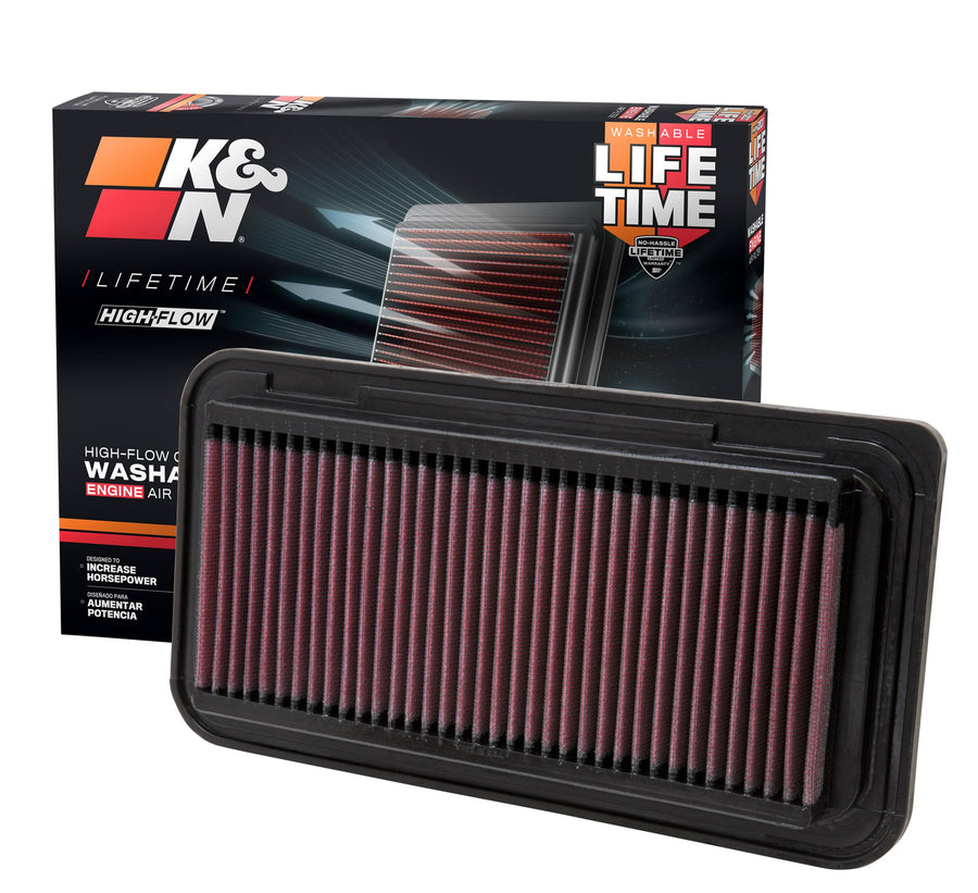 K&N High-Flow Original Engine Air Filter: Increase Power: Premium, Washable: Compatible with 2005-2020 Scion/Subaru/Toyota: FR-S, TC, BRZ, 86, Corolla, GT86, 33-2300