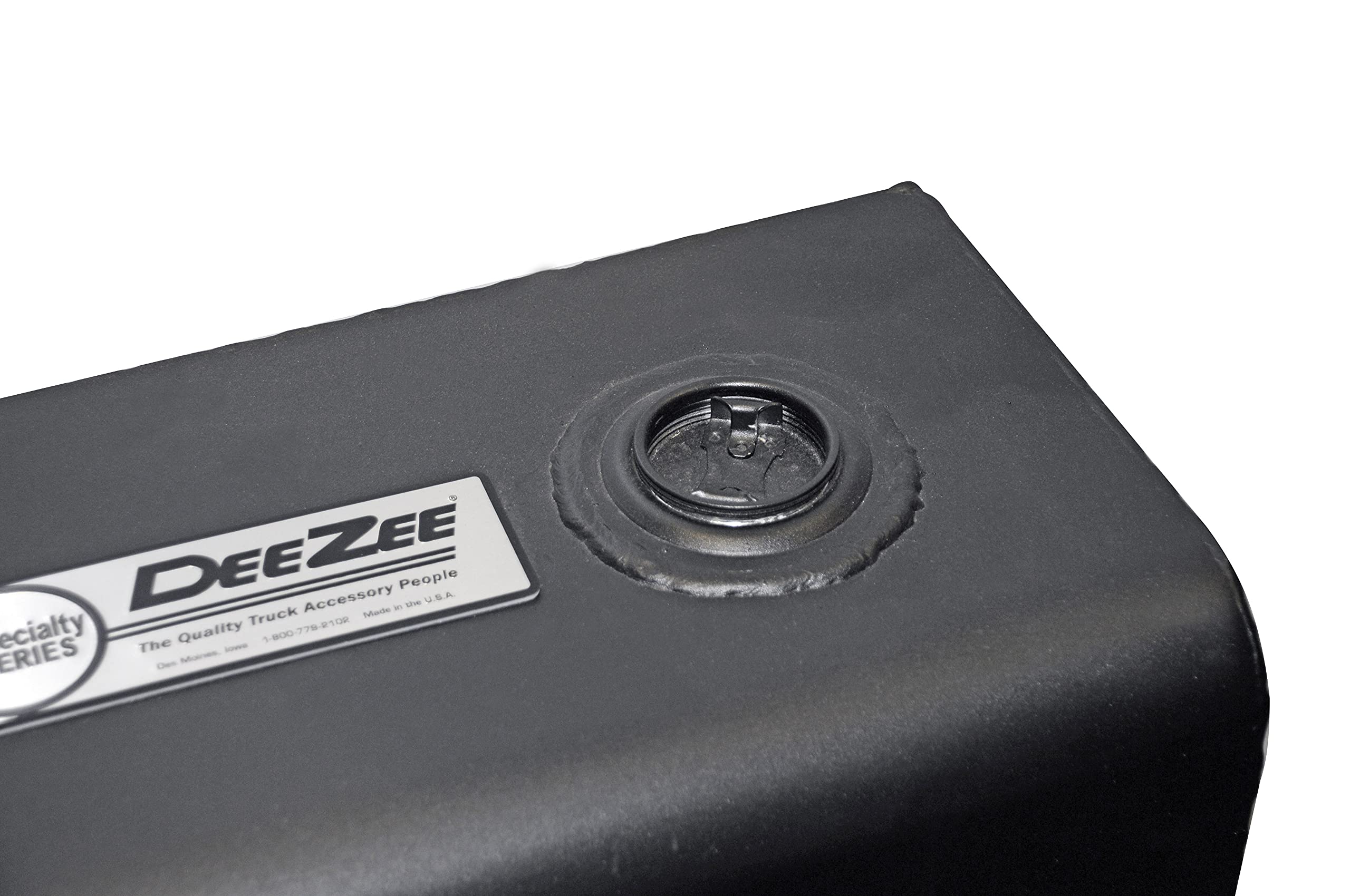 L-Shaped Dee Zee DZ92747SB Transfer Tank (92 gallon) - Black Steel