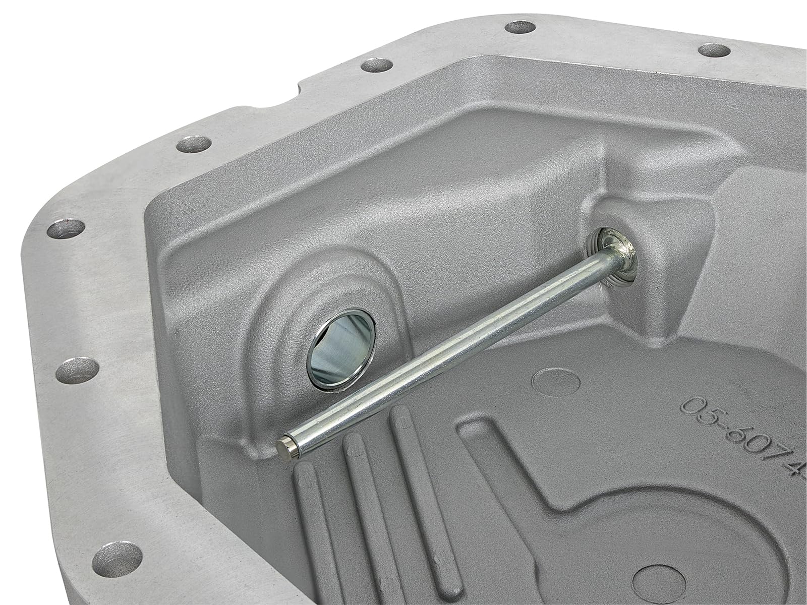 aFe POWER Rear Differential Cover Street Series Raw w/Machined Fins - #46-70380 - Ford Diesel Trucks 17-23 V8-6.7L (td) (Dana M300-14)