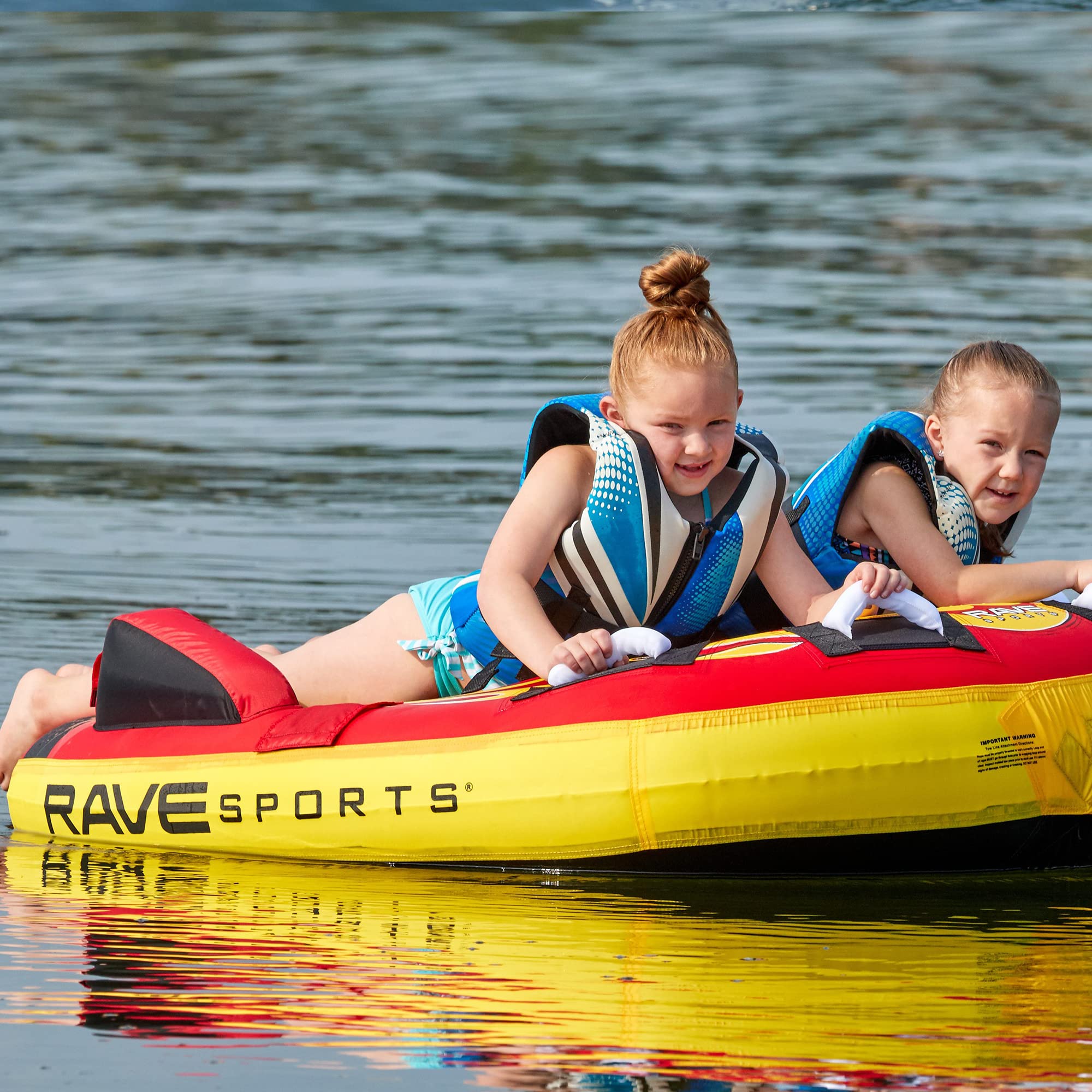 Diablo II RAVE Sports Boat Towable Tube - Inflatable Boating Tube for 1-2 Riders