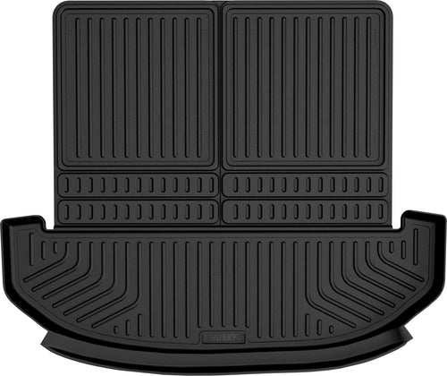 Weatherbeater Husky Liners Cargo Liner | Fits 2021-2026 Genesis GV80, 7 Passenger | Cargo, 1-pc Black - 25441