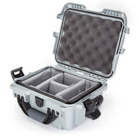 Waterproof Nanuk 905 Hard Case with Padded Dividers - Silver