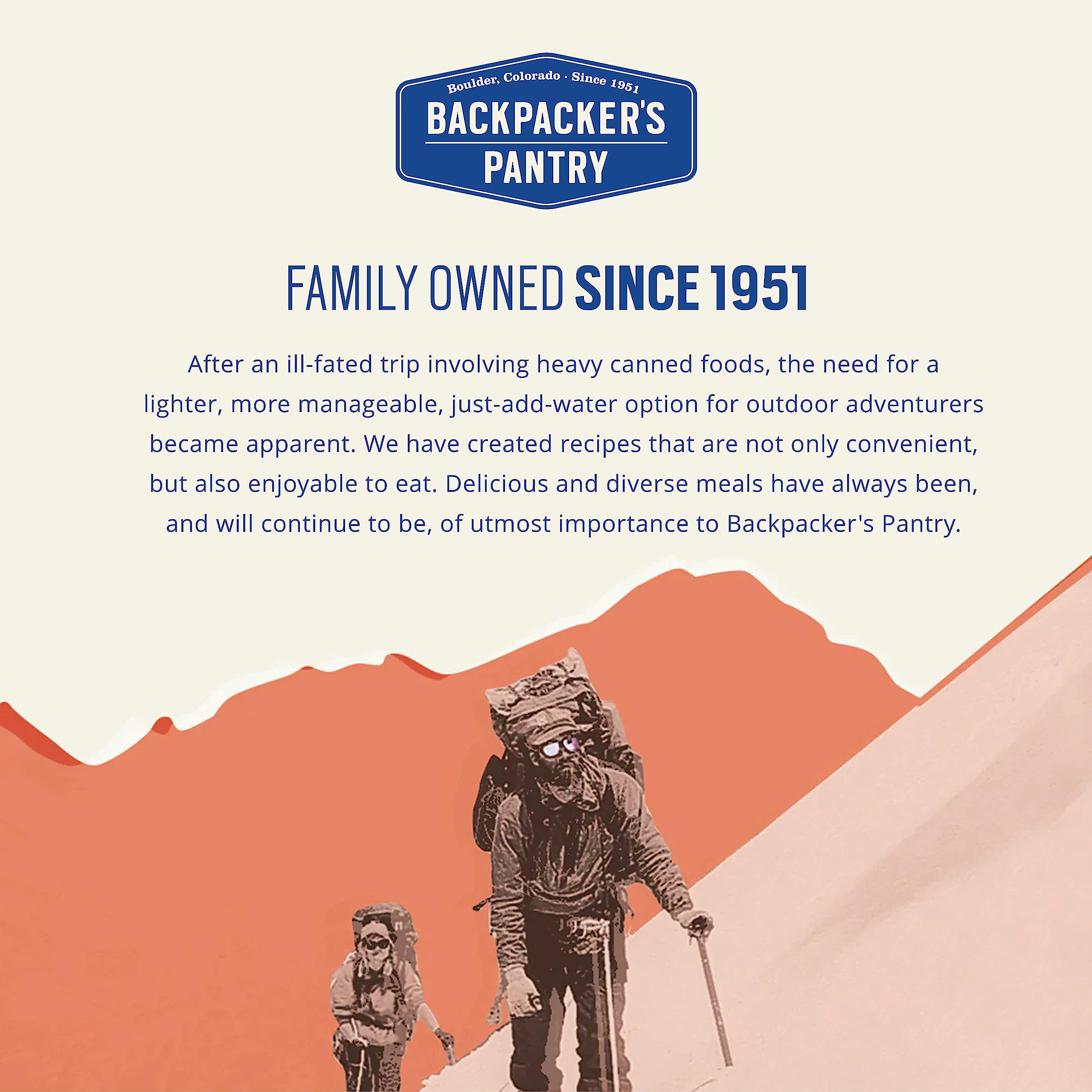 Backpacker's Pantry Granola with Almonds Blueberries & Milk - Freeze Dried Backpacking & Camping Food - Emergency Food - 16 Grams of Protein, Vegetarian - 1 Count