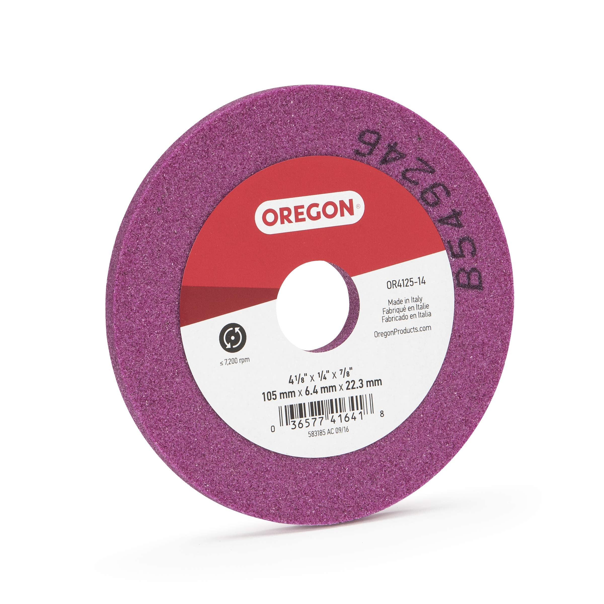 Oregon Grinding Wheel OR4125-14A for Saw Chain, 4-1/4-Inch by 1/4 Inch