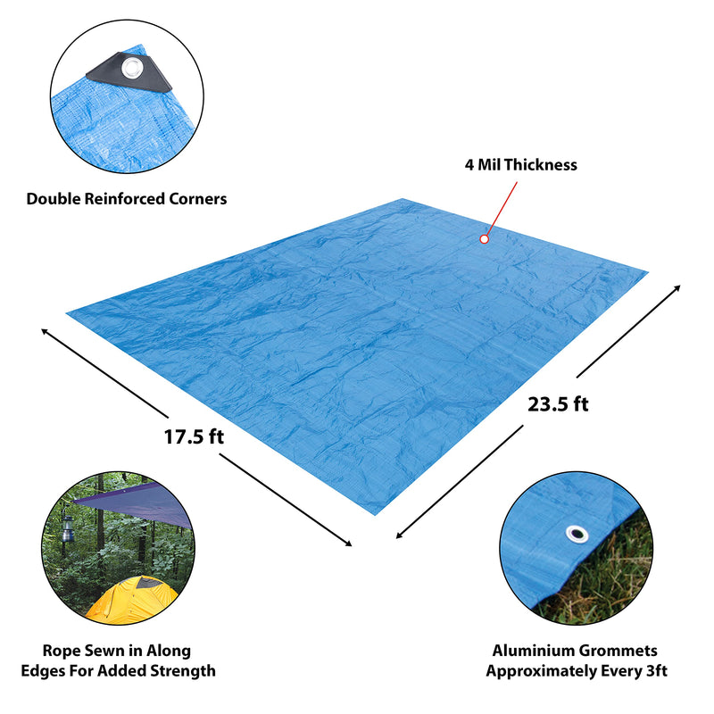 SIze Protective Tarp 18x24