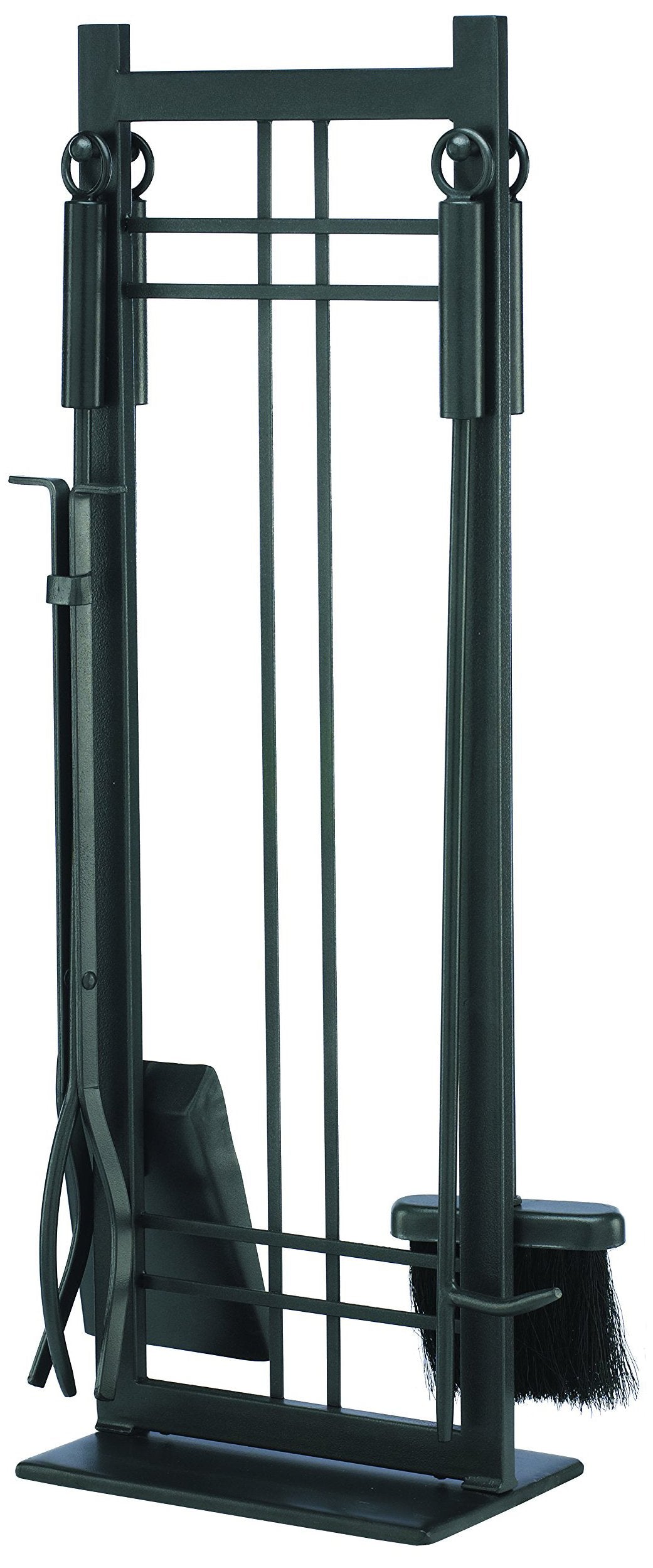 Preston Pleasant Hearth Fireplace Toolset, Vintage Iron Finish, 5 Piece - FA016TA