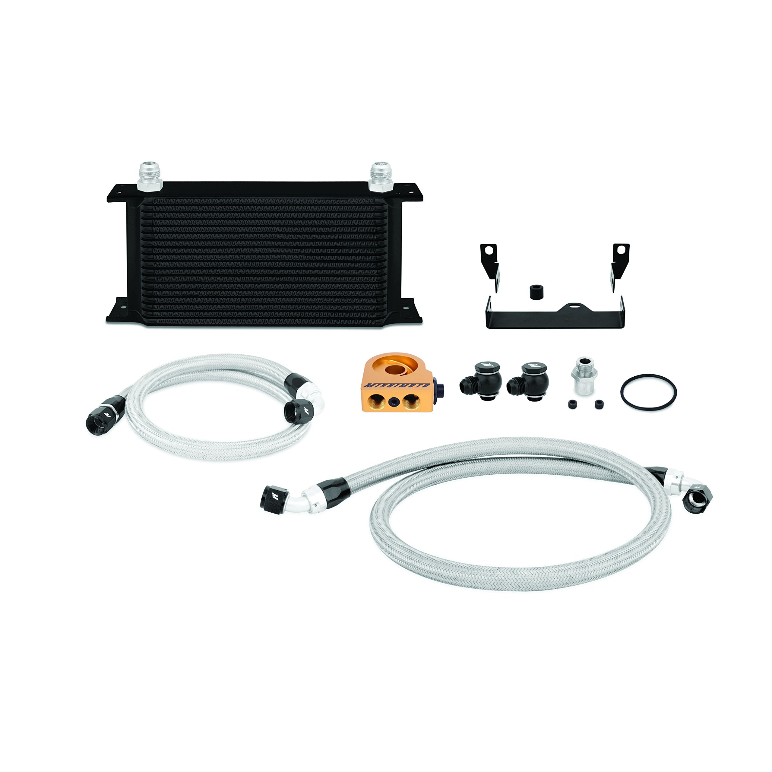 Mishimoto Oil Cooler Kit MMOC-WRX-06TBK Thermostatic Fits Subaru WRX/STI 2006-2007 Black