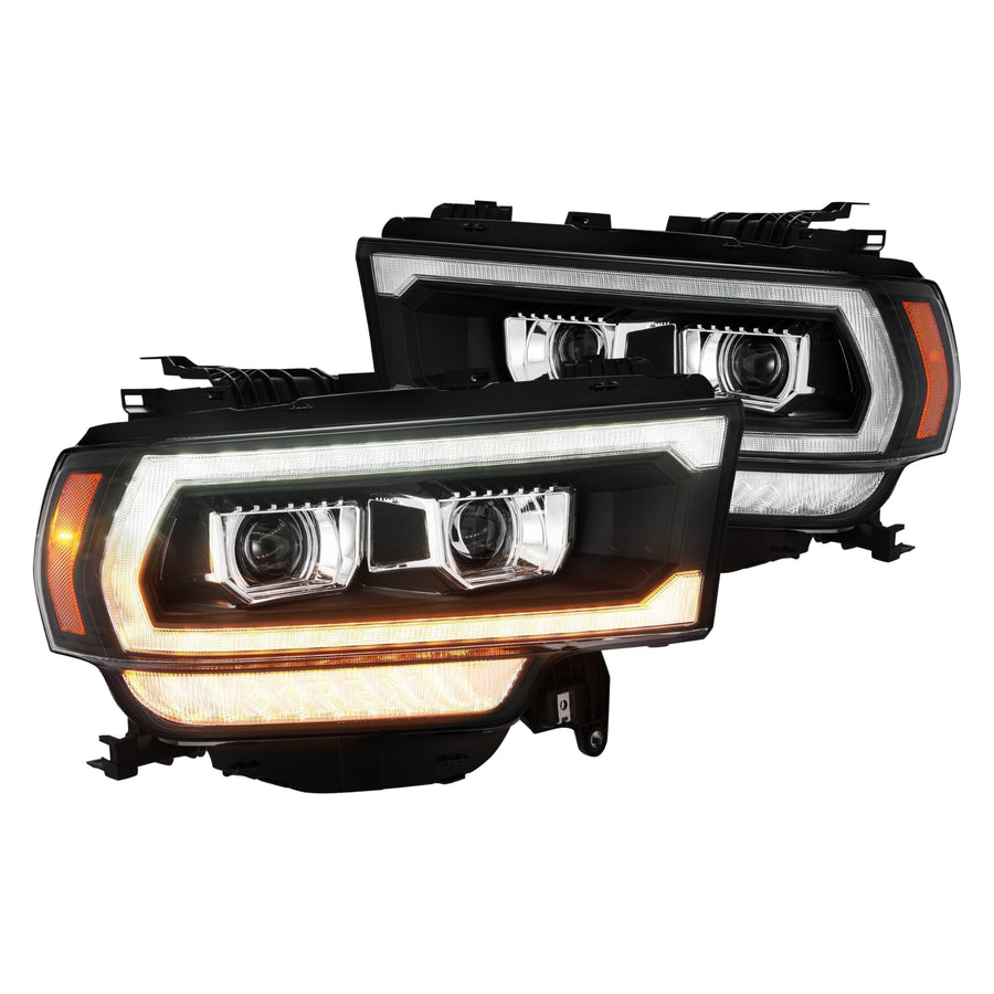 880547 AlphaRex USA Pro Series Projector Headlights w/Activation Light fits Ram 2500,Clear