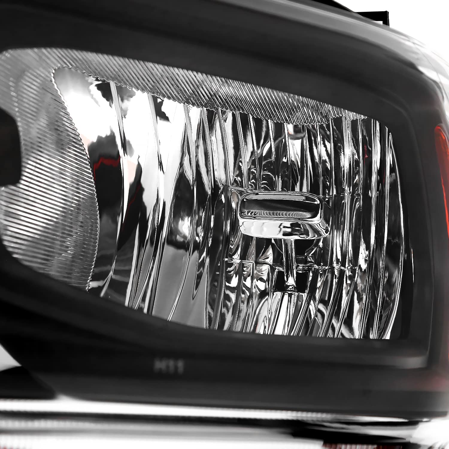 Black Headlights SPEC-D TUNING Compatible with 2019-2024 Ram 2500, 3500, Left + Right Pair Headlamp Assembly
