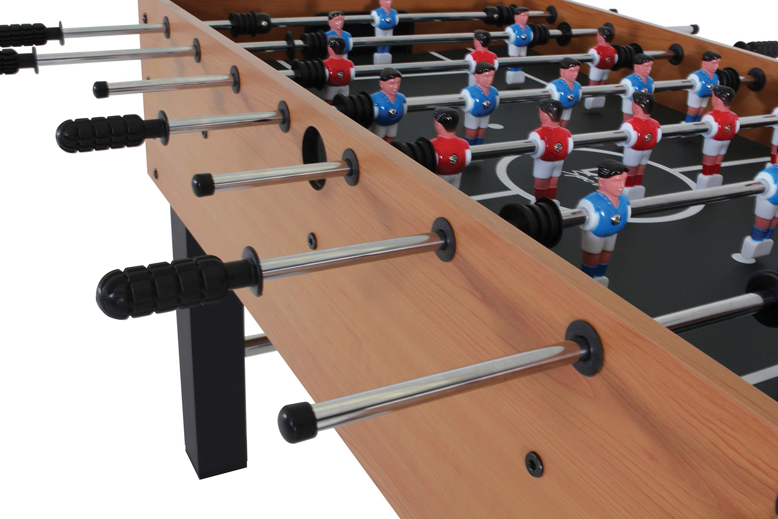 Charger American Legend 52” Foosball Table with Abacus-Style Scoring and Internal Ball Return System
