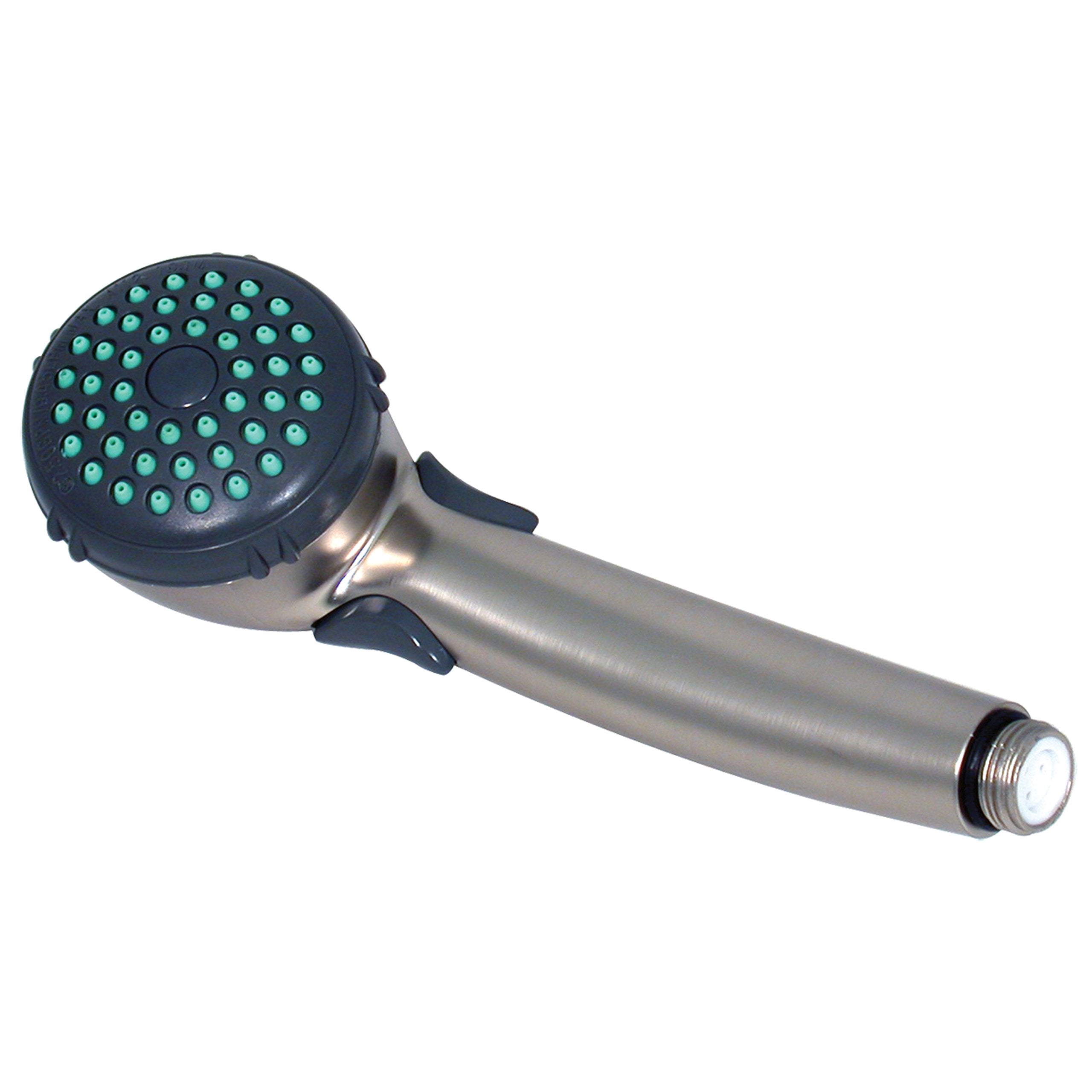 VALTERRA Single-Function Phoenix Faucets Handheld Shower Kit with Trickle Shut-Off - 60", Vinyl, Brushed Nickel