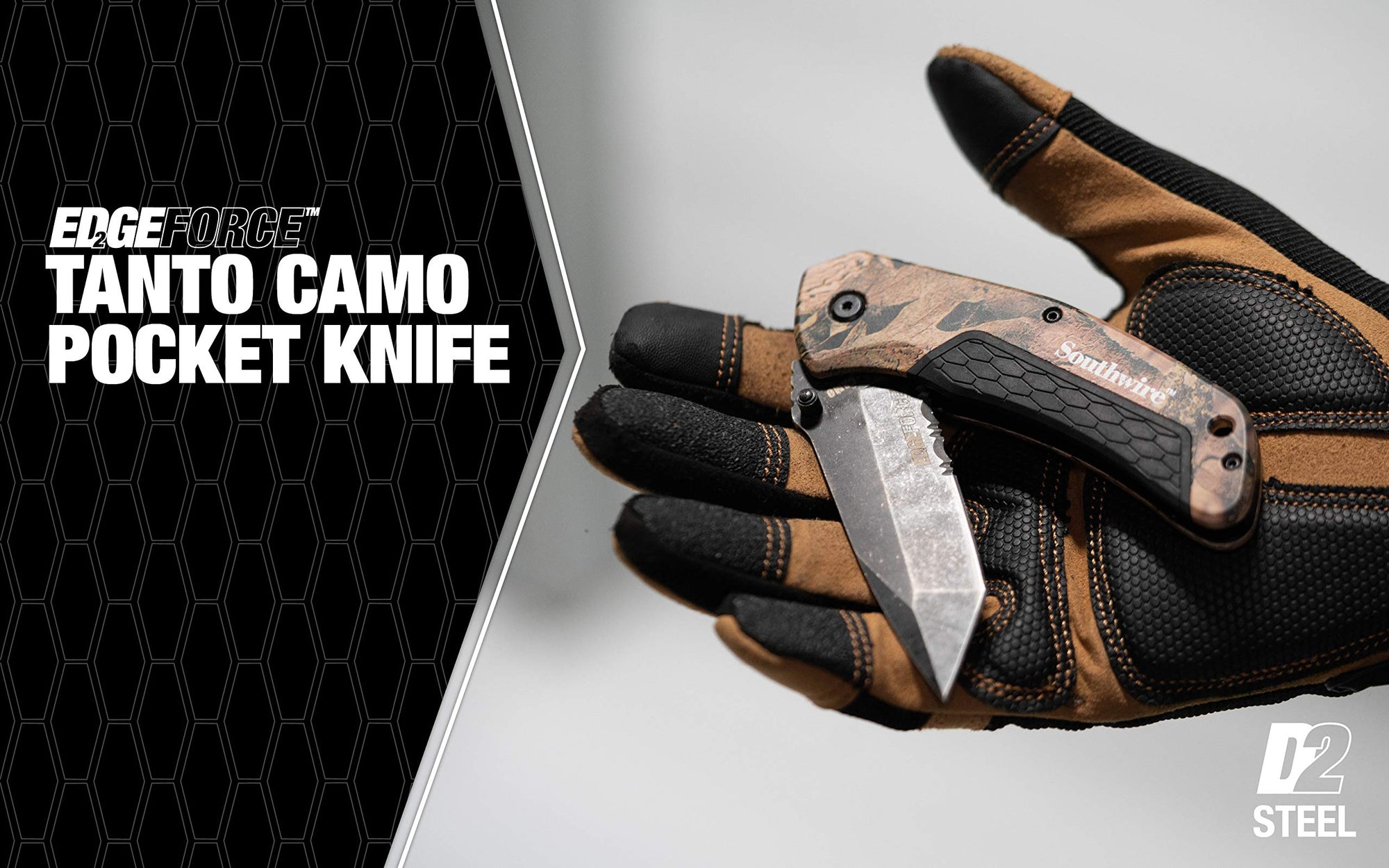 Edgeforce Southwire TBKND2-Camo Pocket Knife