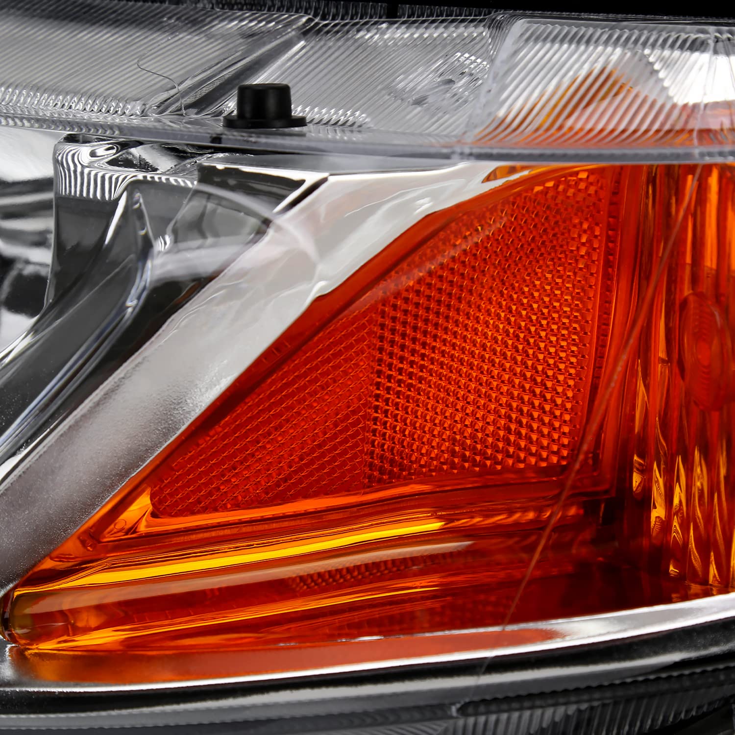 Chrome Headlights SPEC-D TUNING Compatible with 2006-2011 Honda Civic 4Dr Sedan