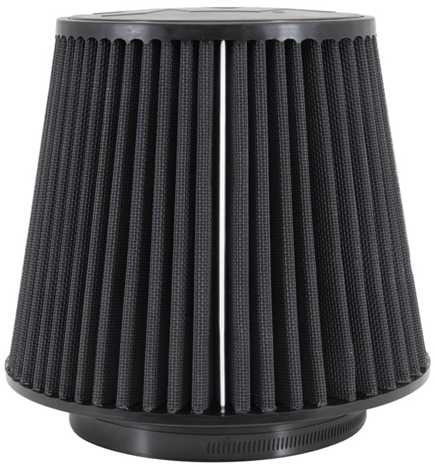 K&N Lifetime Universal Dryflow Clamp-On Air Filter: Dry Synthetic, Washable, Oil-Free Flange Diameter: 6 In, Filter Height: 7.5 In, Flange Length: 1.125 In, Shape: Round Tapered, RU-5177HBK