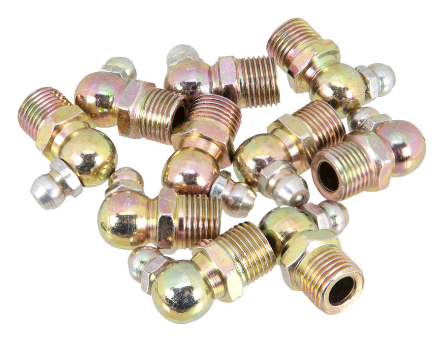 1/8-Inch NPT Performance Tool W54243 90 Grease Fitting, (Pack of 10)