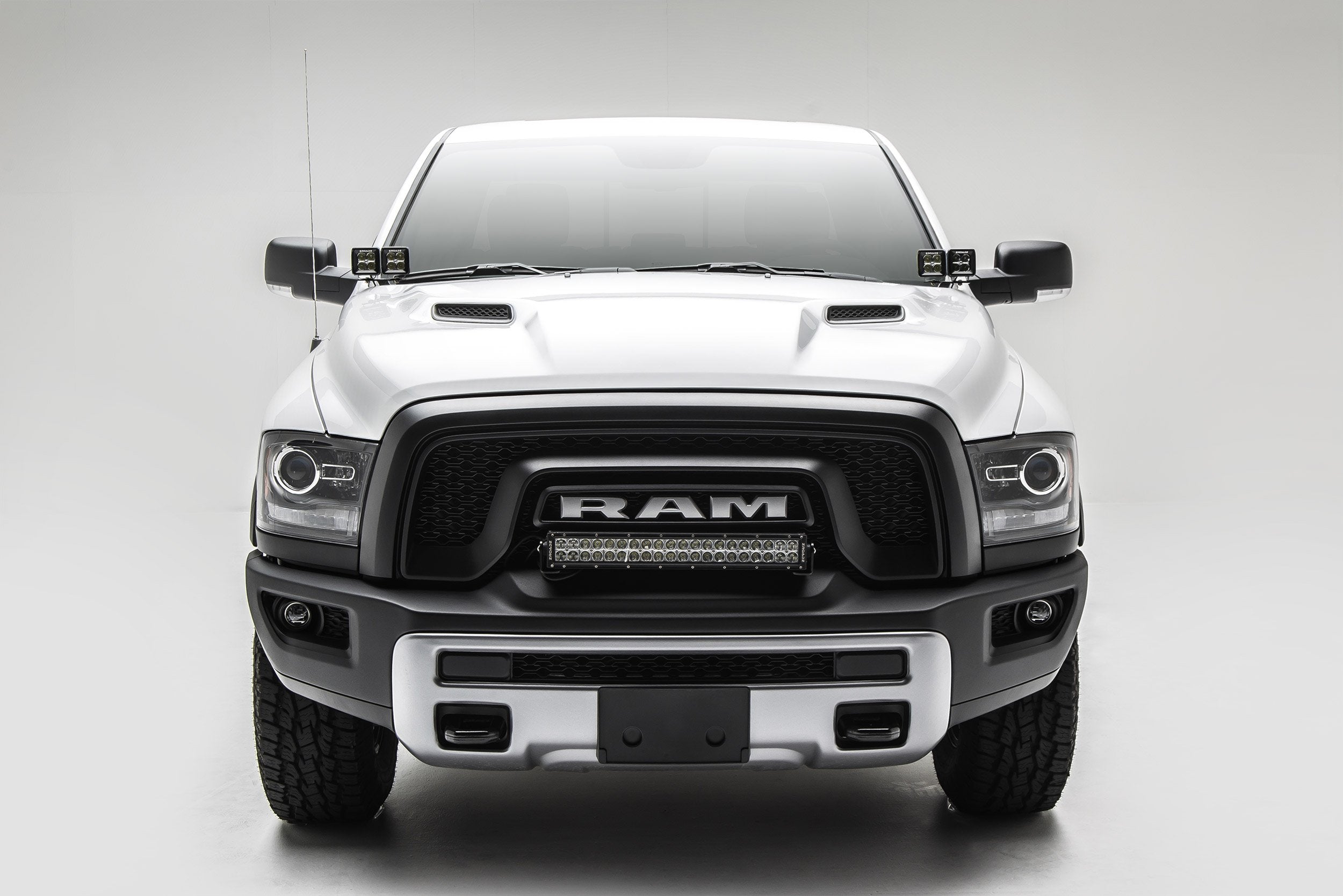 ZROADZ 2009-2016 DODGE RAM 1500 Z364521-KIT4 A-Pillar Black 4-LED Pod Light Kit