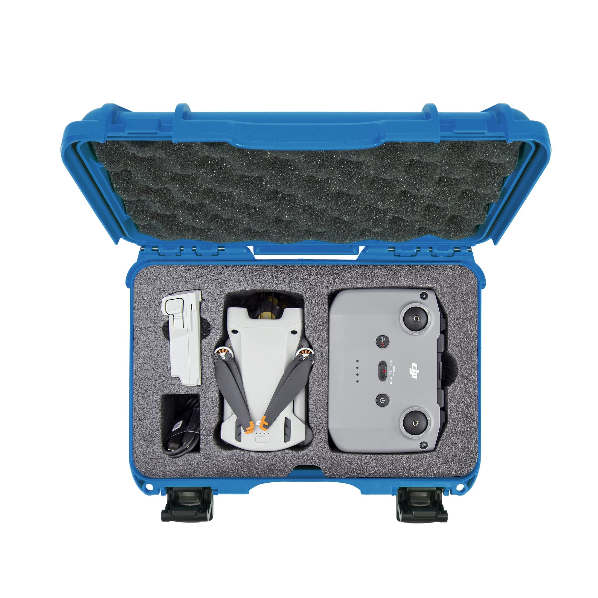 Waterproof Hard Case Nanuk 909 with Custom Insert for DJI Mini 3 and RC-N1 Remote - Blue (909S-080BL-0A0-C0598)