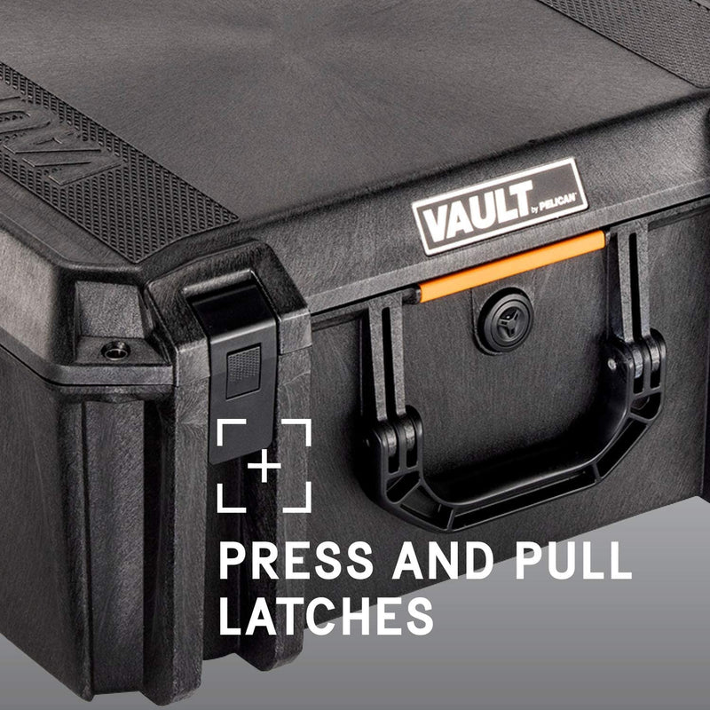 Vault Pelican V550 Hard Case with Foam (Black)