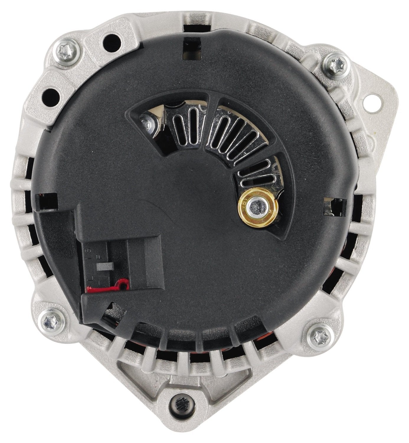 Alt GM Powermaster CS130D Natural 165A 6 grv Pulley Offset Left MTG PLFS VR