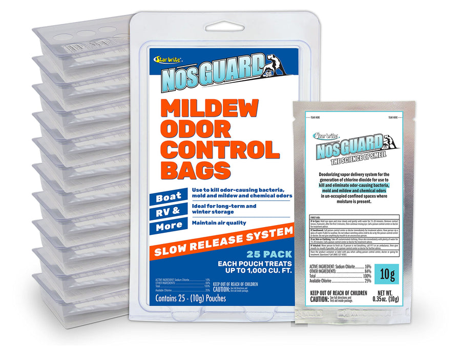 Mildew Odor Control STAR BRITE Bags 25 Pack 10 gram (089924)