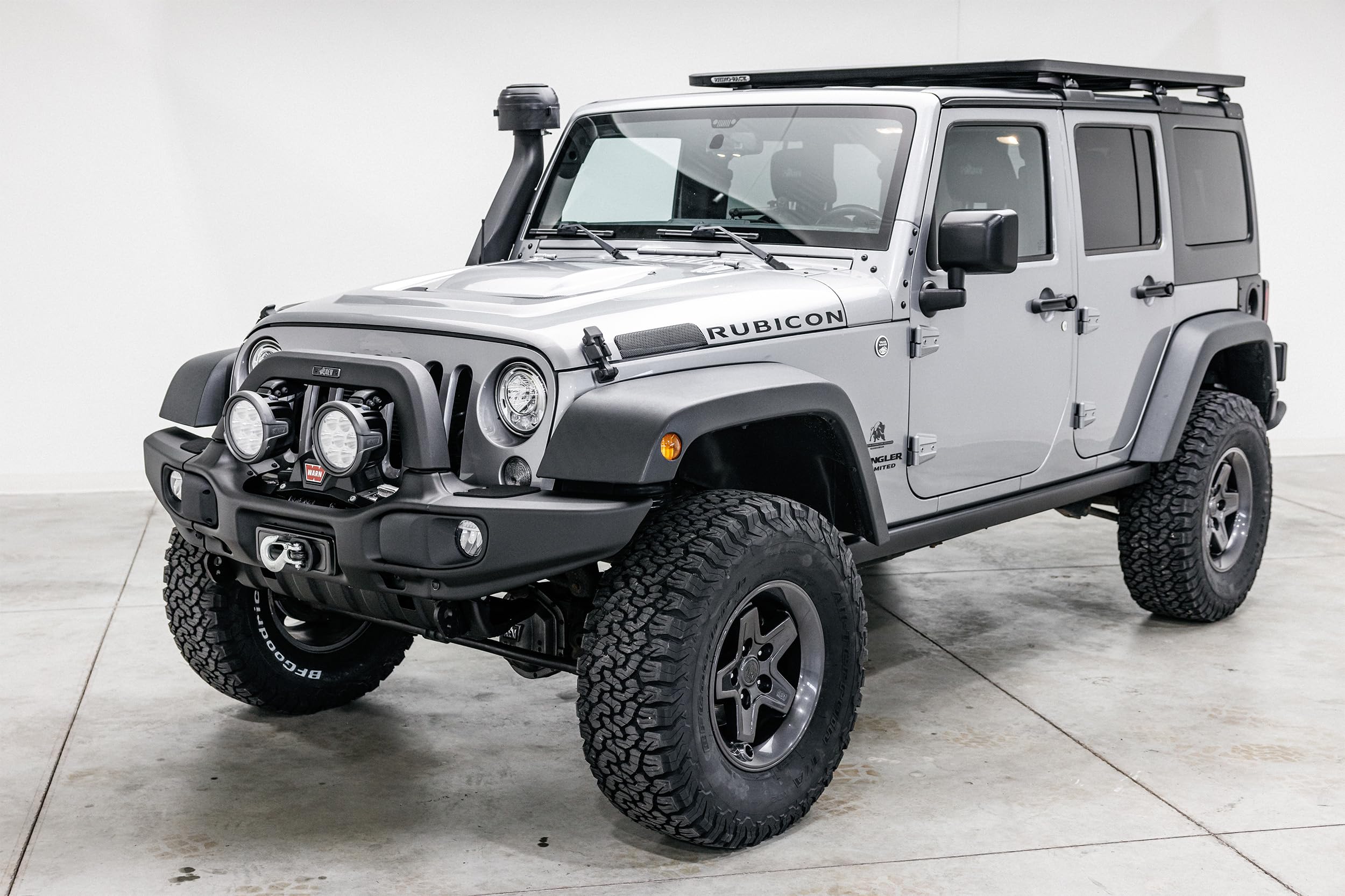 AEV Front Bumper EX (Standard Flare) for JK Wrangler 2007-2018 - High Clearance, Hot Stamped Boron Steel with Superior Winch Access and Visibility