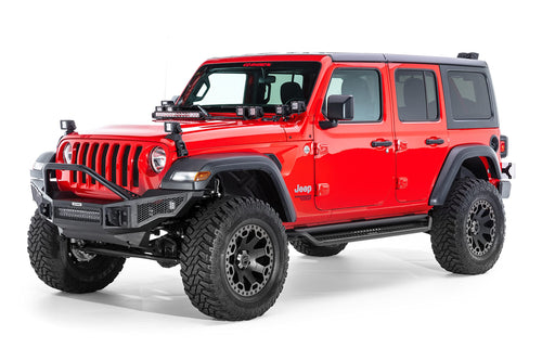 D14506T Go Rhino! Step Bars Fits Jeep Wrangler, Black