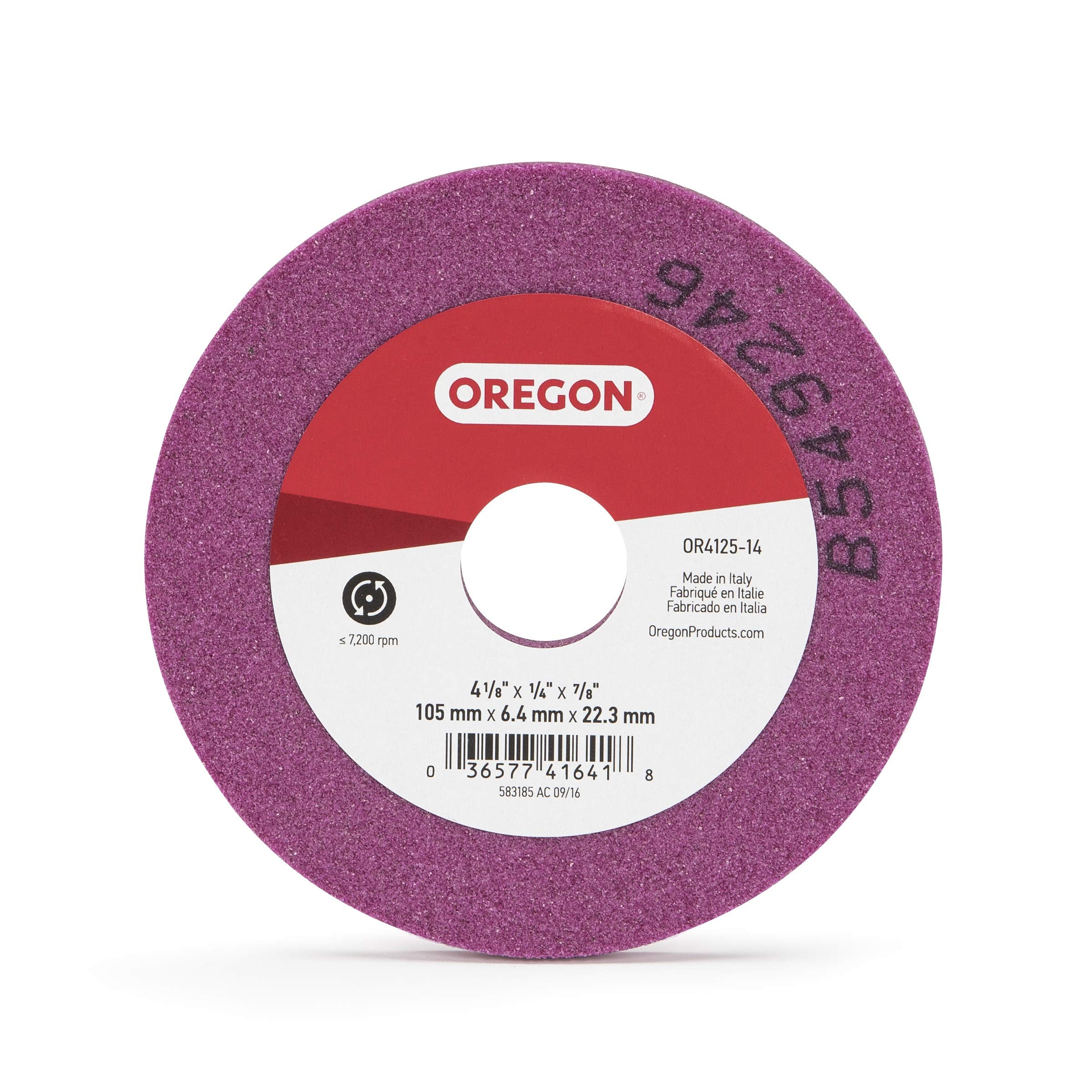 Oregon Grinding Wheel OR4125-14A for Saw Chain, 4-1/4-Inch by 1/4 Inch