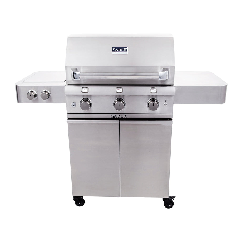 3-Burner Saber Grills R50SC0017 Grill, Stainless Steel