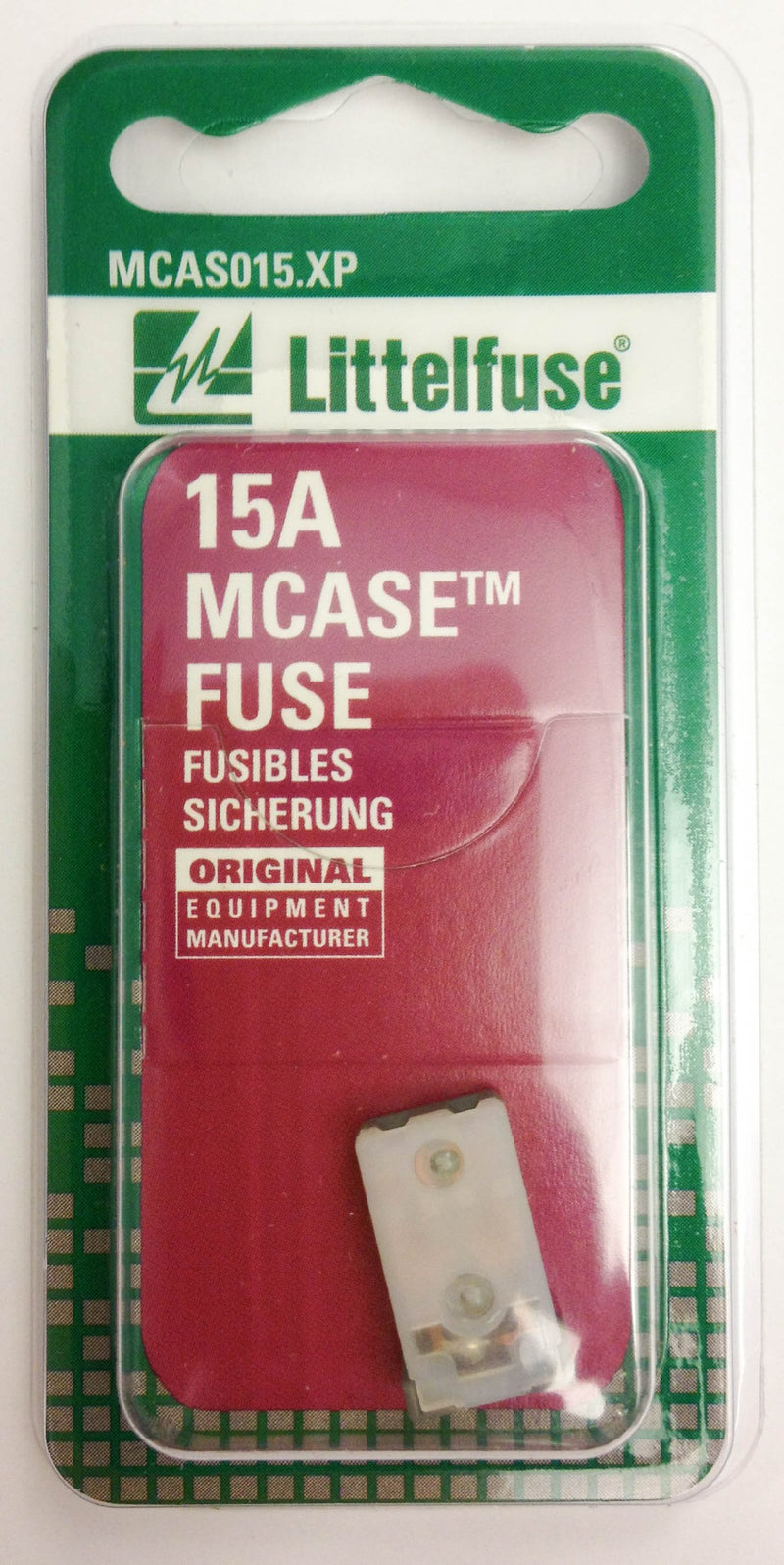 MCASE Gray Littelfuse 32V 15 Amp Fuse (MCAS015.XP)