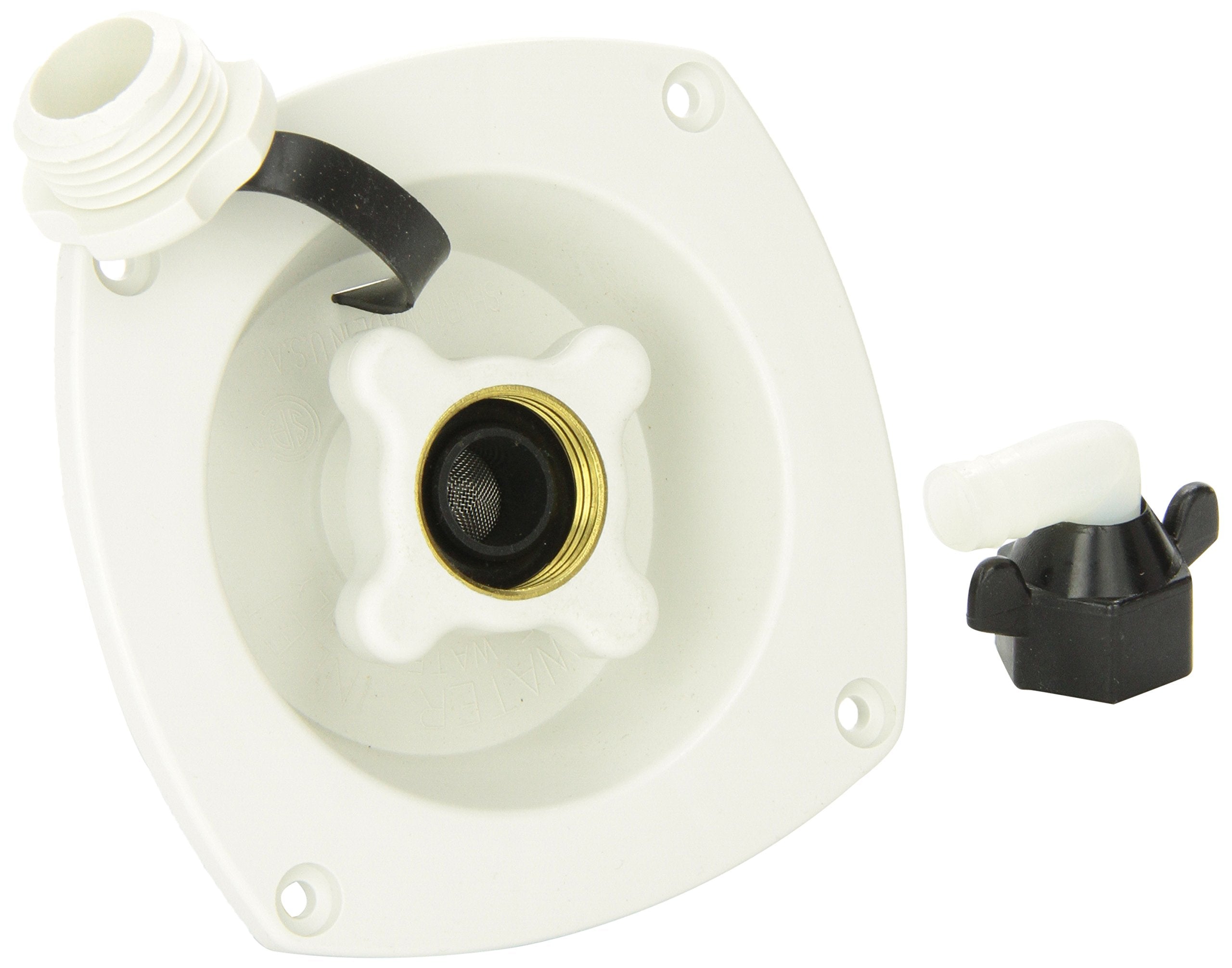 SHURFLO PENTAIR 183-029-18 Pressure Reducing City Water Entry - Wall Mount - Gel White