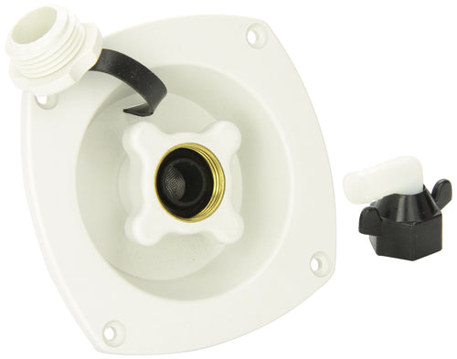 SHURFLO PENTAIR 183-029-18 Pressure Reducing City Water Entry - Wall Mount - Gel White