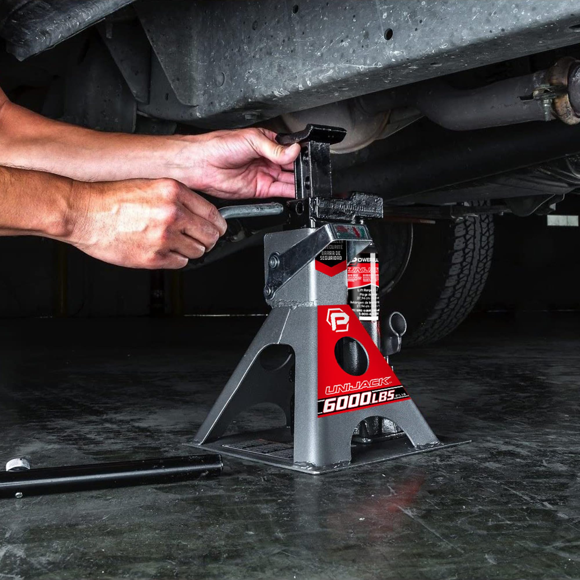 Hydraulic Unijack Jackstand, 3-Ton