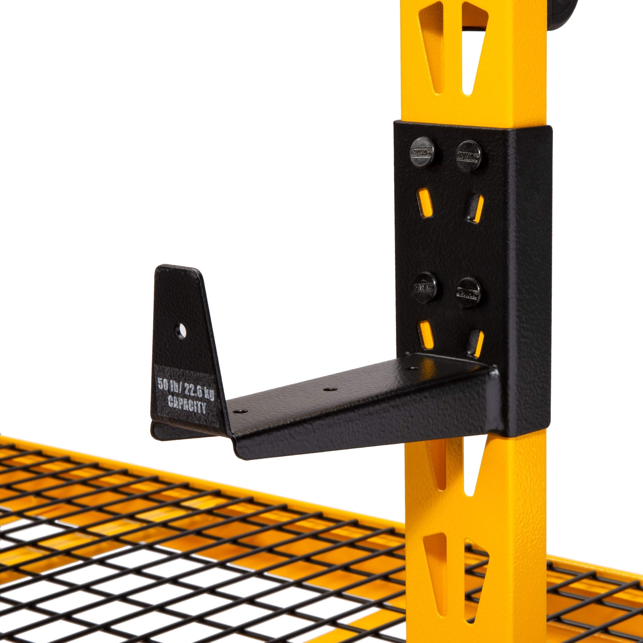 Dewalt 6-Inch 2-Piece Cantilever Bracket Set for Dewalt only Workshop Shelving/Storage, Steel, Holds Up to 50 lbs. per Bracket