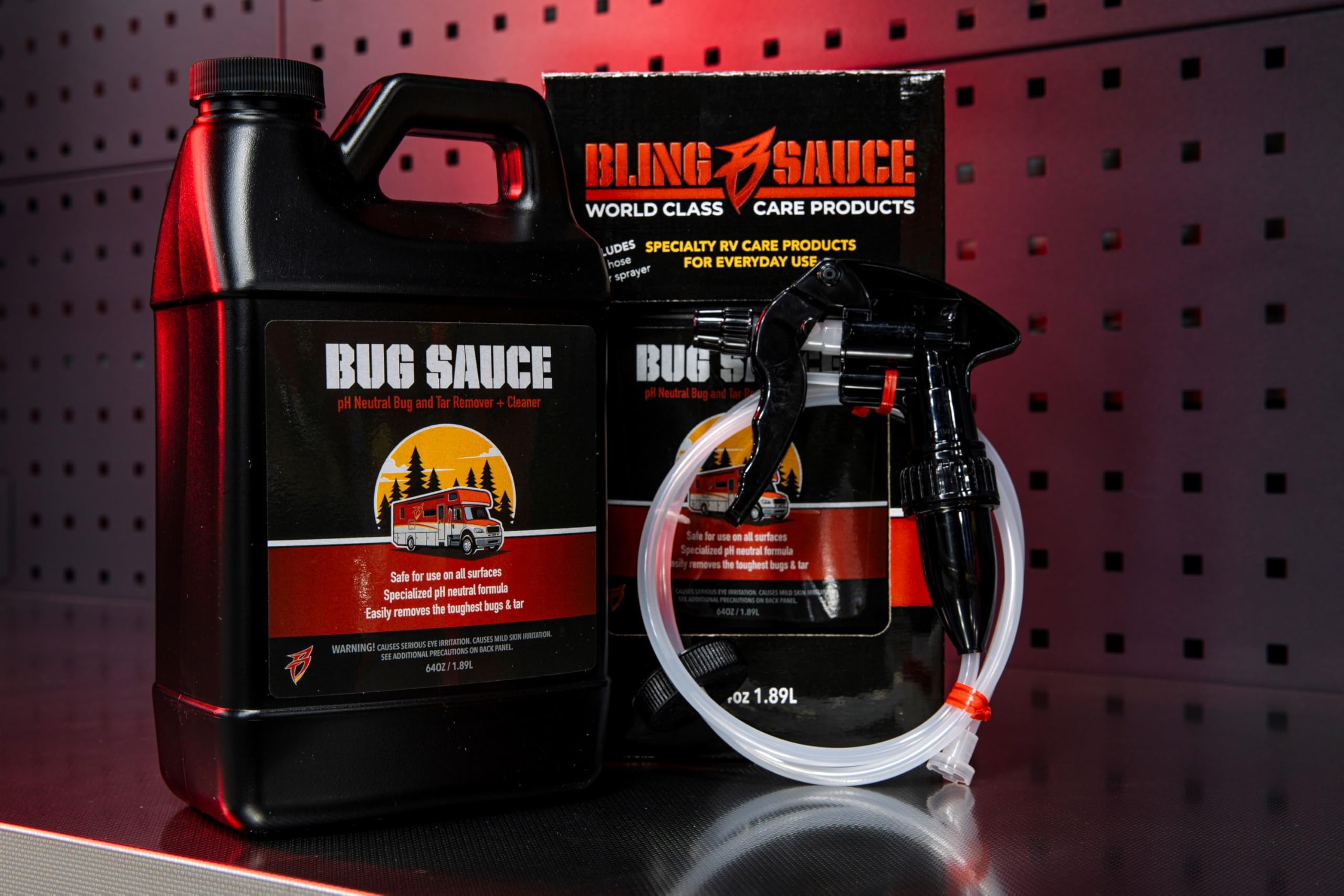 Bling Sauce Bug Sauce, Bug and Tar Remover pH Neutral Plus Cleaner for RVs, 64 oz.